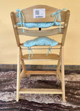 BABYHUG Reine Wooden Dinning High Chair With Cushion - PyaraBaby