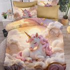 FAIRY TALES 7D Digital Print Super King Size Bedsheet Set With 2 Pillow Covers