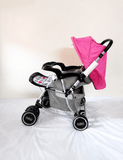 BABYHUG 2 in 1 Rock n Roll  Reversible Handle Baby Stroller Pram Reclining 5-Point B118