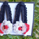 Crochet handmade hair clip
