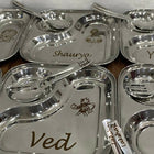 Personalised Snack 2 Partition Thali Set