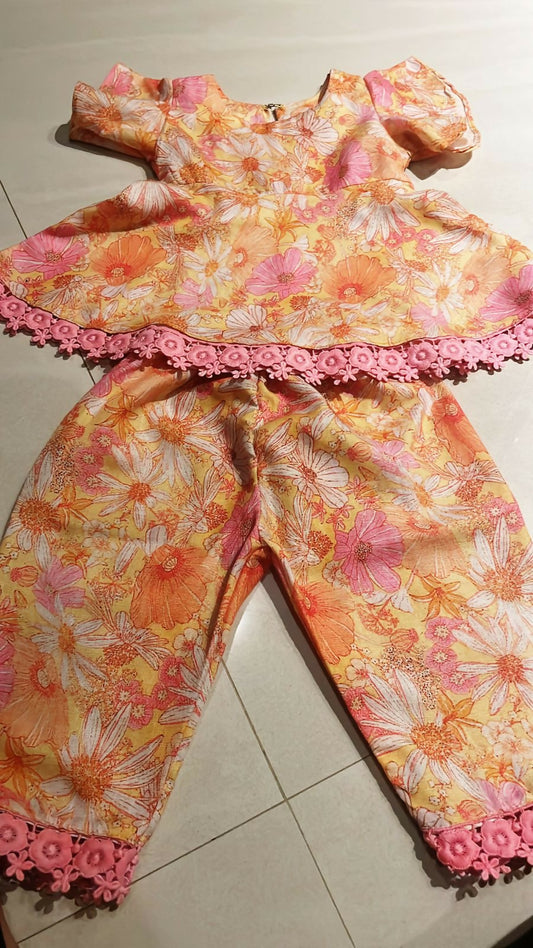 Dress your baby girl in style with our Kurta and Pant Set, offering comfort and elegance for every occasion.