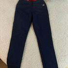 TINY GIRL Blue stretchable jeggings for girls, offering a stylish, comfortable fit with an elastic waistband, perfect for any occasion.