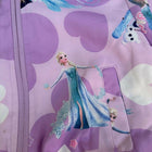 Purple jacket with Frozen character design featuring Elsa and Olaf.