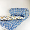 Cute Blue Giraffee Kids Quilt Single Quilt| Double Sided | 40x60 Inches