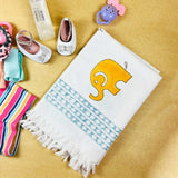 Kids Cute Elephant Towel 60x30 Inches - PyaraBaby