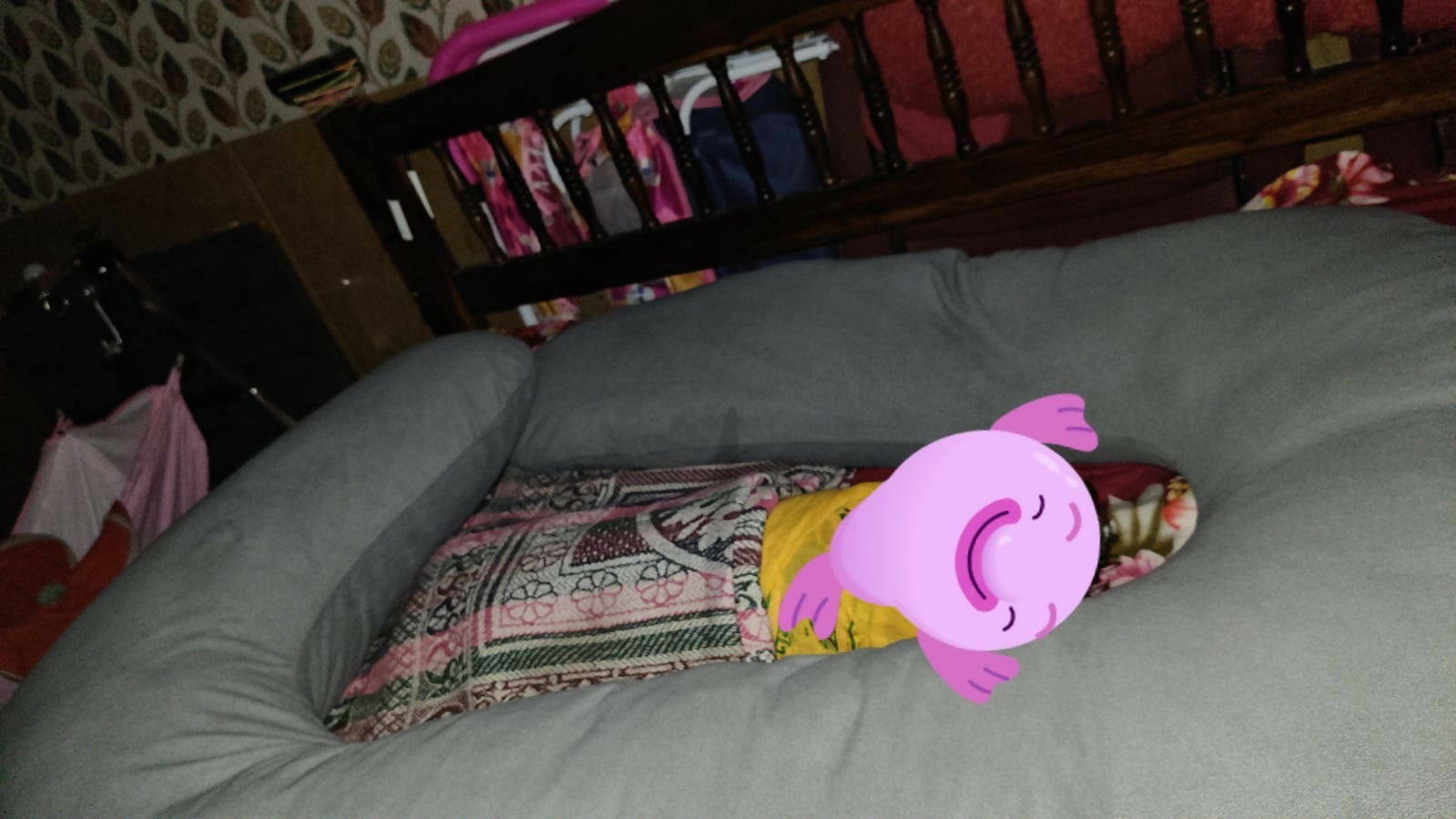 OYOBABY G Shaped Pregnancy Pillow – Full Body Support Cushion for Comfort & Better Sleep