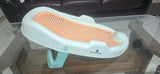 STAR & DAISY  Baby Bath Tub Seat (Anti Slip) Chair  Foldable  Baby Bath Chair (Orange )