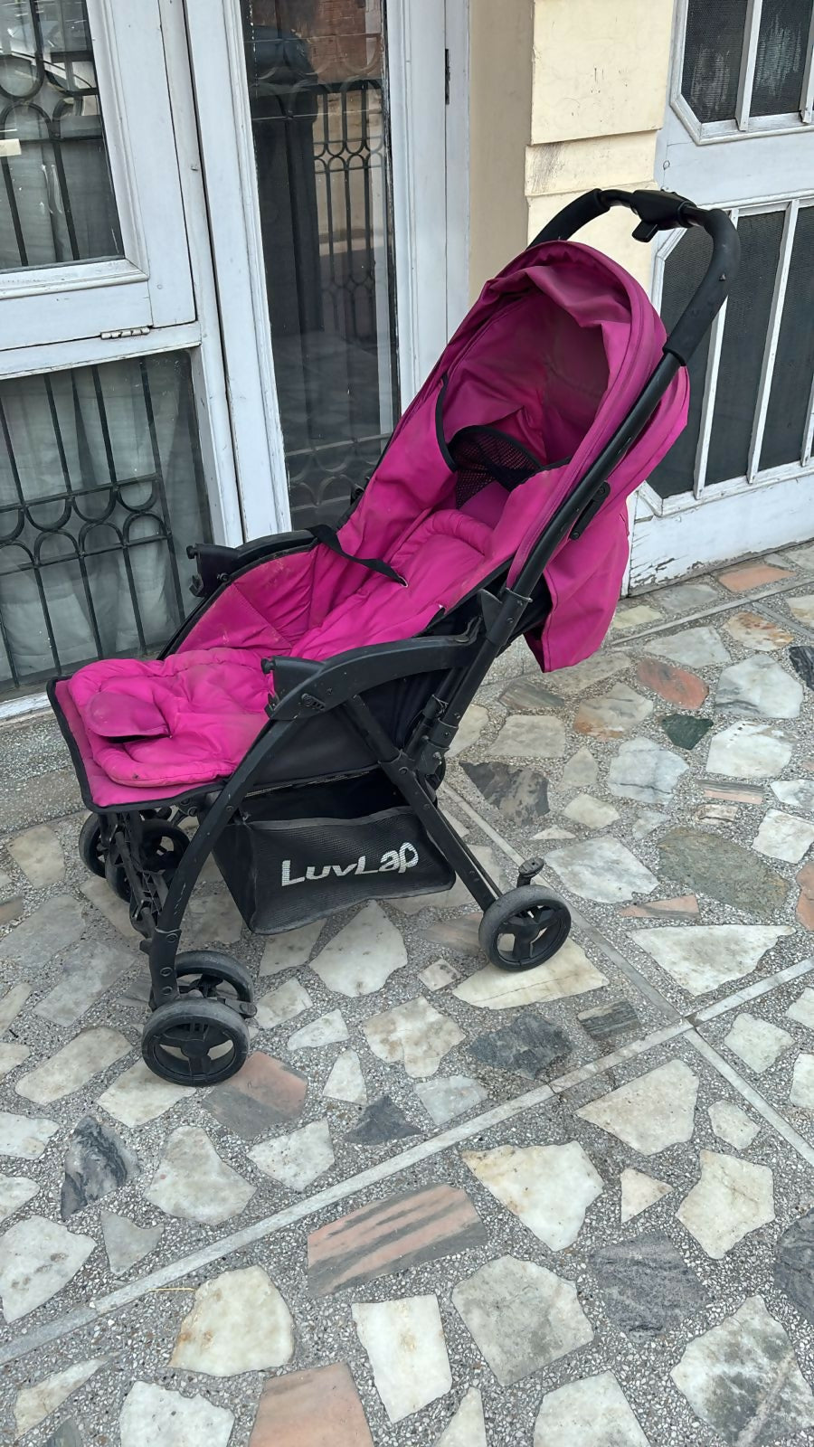 Buy LUVLAP Stroller/Pram – Safe, Foldable Baby Stroller with Reclining Seat & Canopy

