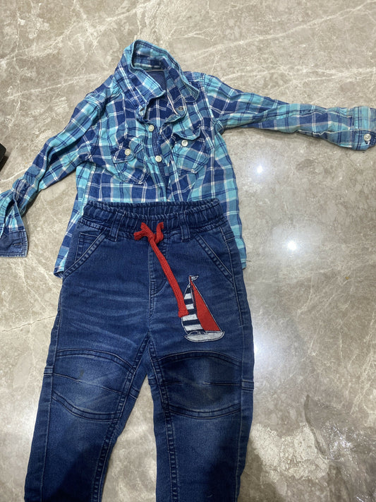 Shirt with BABYOYE Jeans
