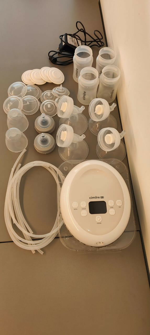 Efficient and comfortable pumping with the CIMILRE Double Electric Breast Pump, featuring dual pumping capability and customizable settings for breastfeeding mothers.