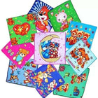Cartoon Printed Handkerchief Face Towel for Baby (Pack of 12)