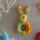Introducing our Kangroo Faced Shape Rattle, a delightful and eco-conscious sensory toy crafted with care and consideration. 