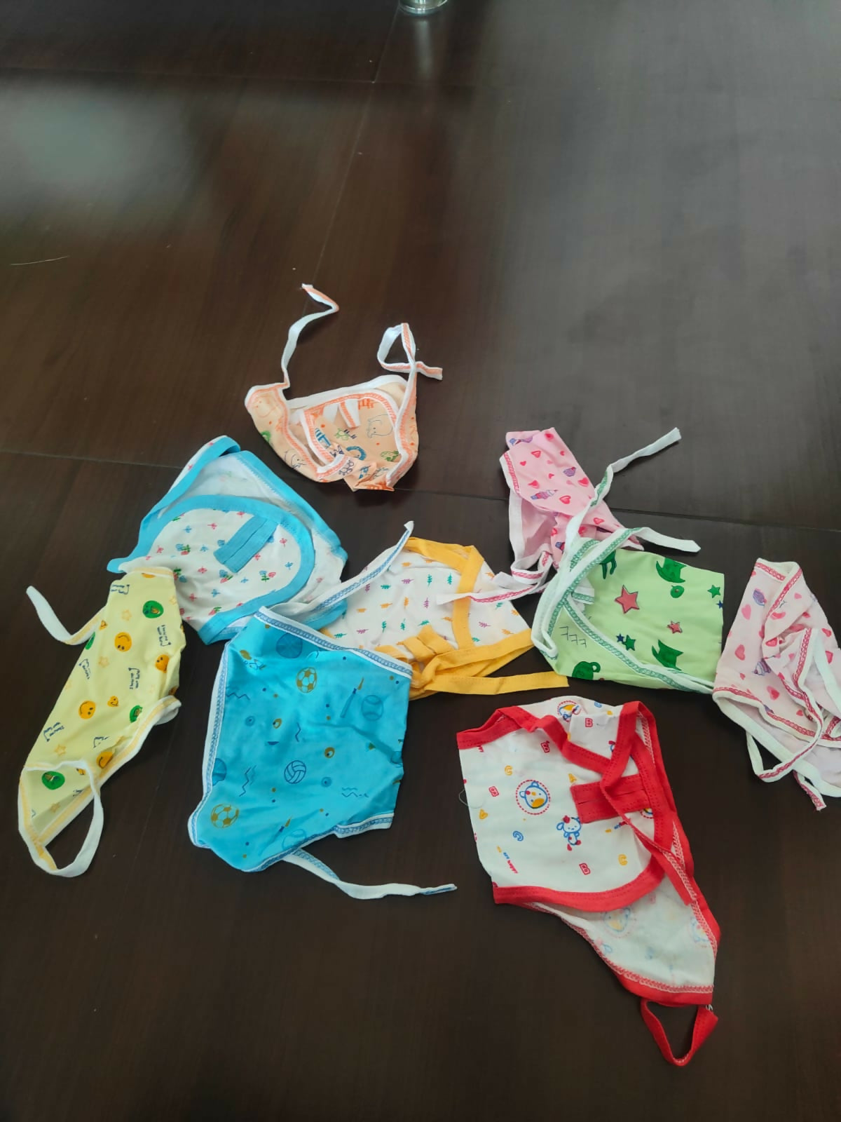 Newborn Baby Cotton Langots – 9 Piece Set