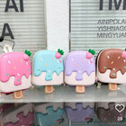 Four ice cream-themed pouches 