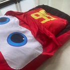 Transform bedtime into a thrilling adventure with the Red Toy Car Bed with Attached Blanket – a vibrant and cozy race car bed that ensures your child stays warm and secure all night.