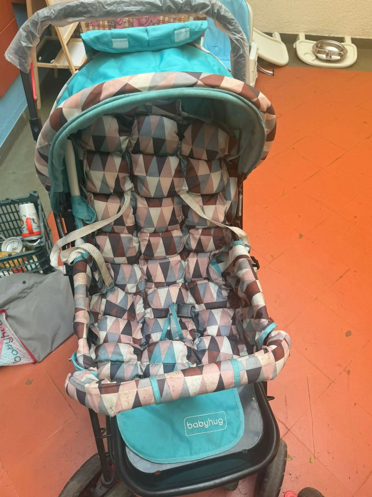 BABYHUG Cocoon Stroller/Pram - Reversible Handle, Comfortable Seating ...