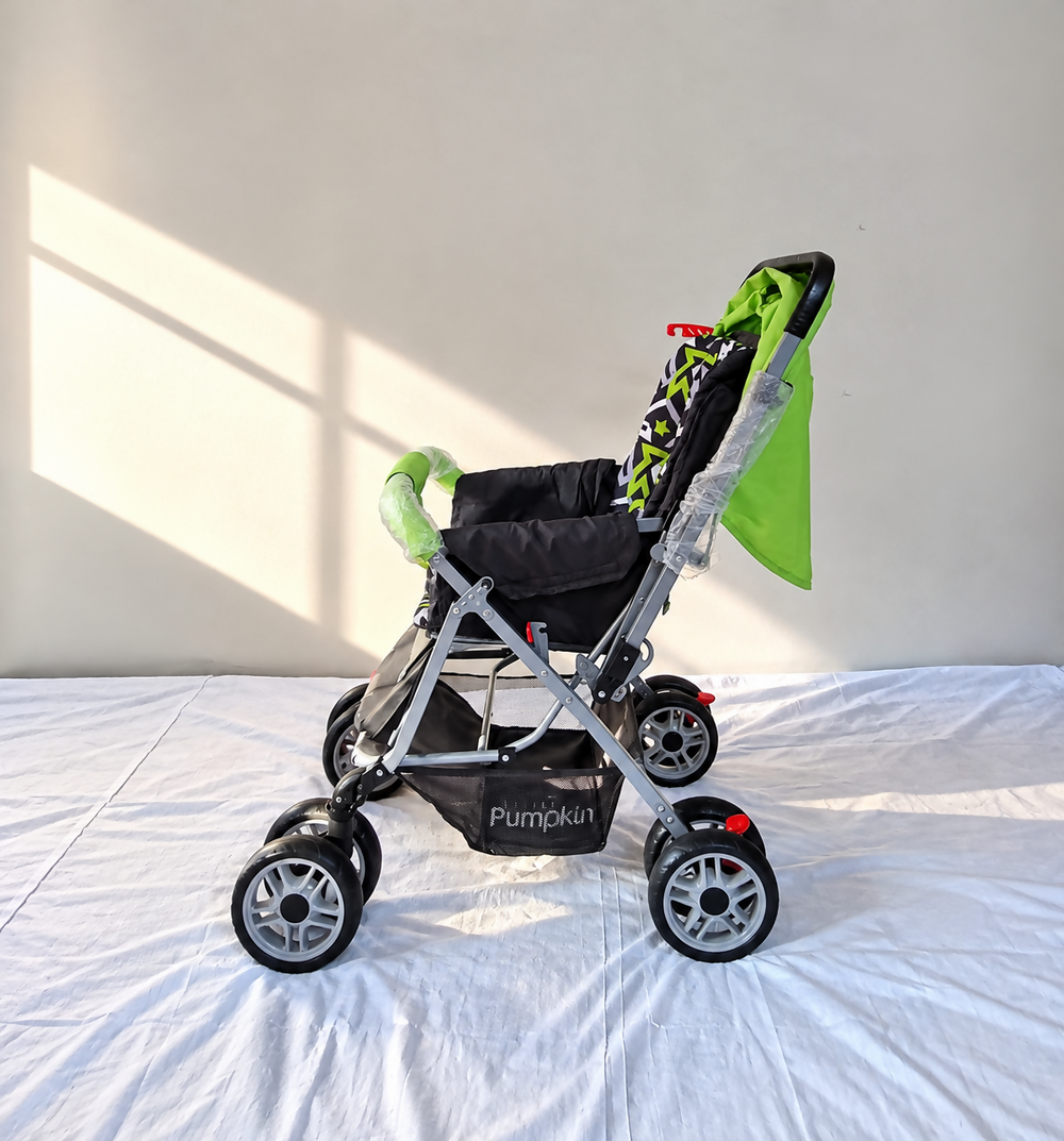 Little Pumpkin Kiddie Kingdom Baby Stroller Pram Reversible Handle Green B191