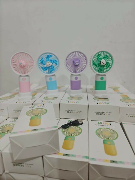 Personalized Portable Fan with Stand & Mobile Holder