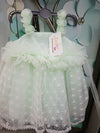 Green Party Frock Dress/ 1st Birthday Outfit