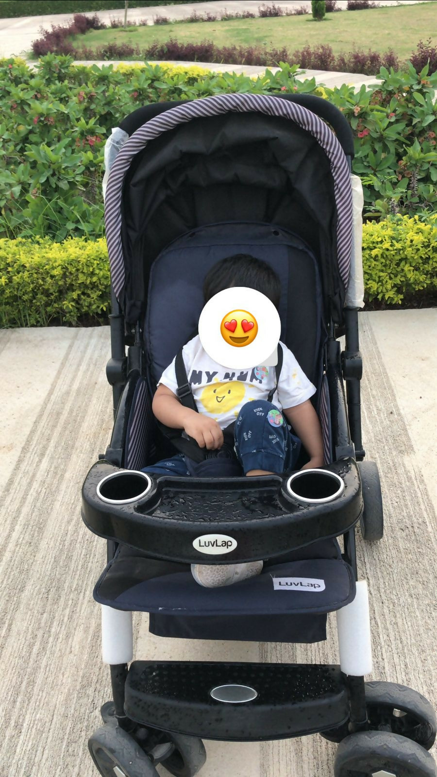 Experience comfort, convenience, and style with the LUVLAP Galaxy Stroller/Pram - the perfect companion for all your baby's adventures!
