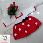 Crochet baby frock
