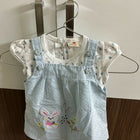 Baby romper with bunny design 