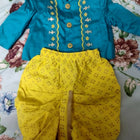Buy Baby Dhoti Kurta Set – Traditional ethnic wear for infants with soft fabric, perfect for festive and special occasions.


