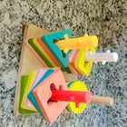 Wooden stacker game