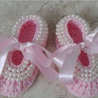 Crochet baby girl booties - PyaraBaby