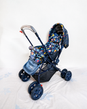 Babyhug Reversible Handle Baby Stroller Foldable Travel Pram Newborn