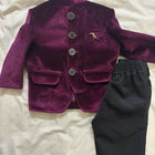 Couture Velvet Blazer with Trousers – Premium Party Wear for Kids
