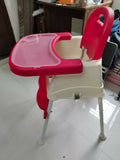 LUVLAP 4-in-1 Convertible Baby High Chair with Footrest, Low Chair & Booster Seat