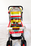 R for Rabbit Poppins Stroller Reclining Travel Pram + Free Mosquito Net