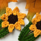 Crochet handmade hair clip