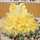 Yellow floral dress 