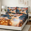 7D Warm Fitted Velvet Bedsheet