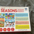 4 in 1 Seasons Jigsaw Puzzle – Learn & Play Through the Seasons!