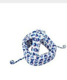 Baby adjustable safety helmet Minnie mouse print white blue - PyaraBaby