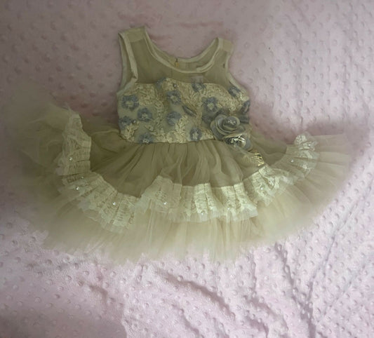 Twirl into enchantment with our Tutu Baby Girl Frock/Dress - a delightful blend of elegance and playfulness!