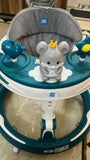 MEE MEE Baby Walker with Adjustable Seat & Musical Play Tray – Comfort & Fun (Blue)