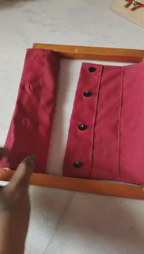 Shirt Frame Toy for Hand Coordination