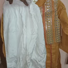LES PETITS Yellow Kurta with Pyjama and Short Koti