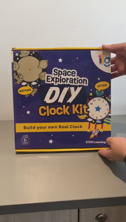 ILEARNNGROW DIY Space Exploration Clock