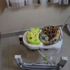R for Rabbit Classic Rocking Baby Walker for Kids - White-Grey