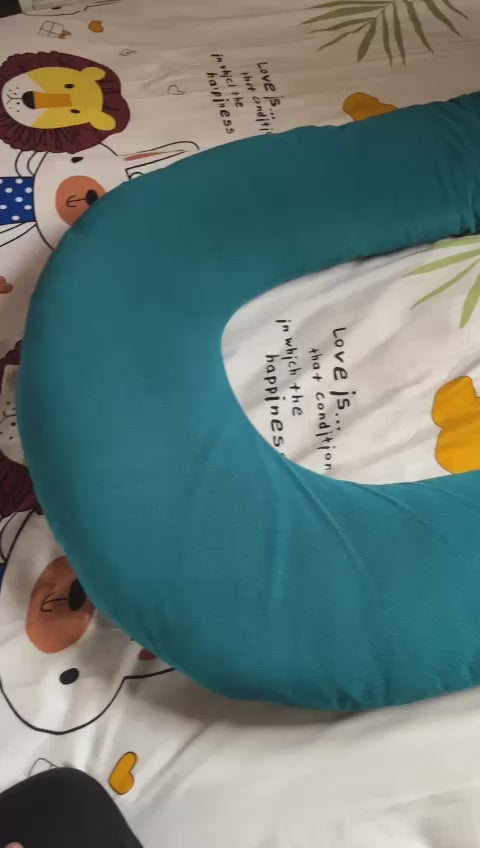 MOMSYARD Pregnancy Pillow with Velvet Cover
