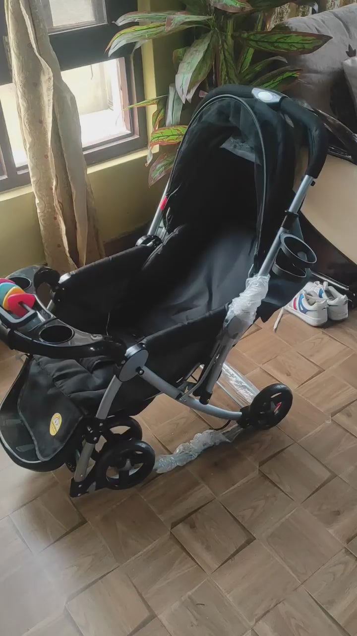 TIFFY & TOFFEE 3 In 1 Stroller/Pram Cum Cradle Cum Walker for Baby