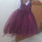 Dress your baby girl in the elegant Dark Purple Frock/Dress – a perfect outfit for special occasions, crafted for comfort and style with a rich dark purple hue.
