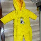 Bright, Warm & Cozy – The Perfect Yellow Winter Jumpsuit for Your Baby!