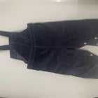 Boys Navy Blue Self-Design Dungarees